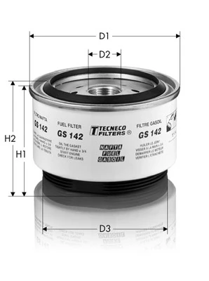 Filtro combustible Chrysler Voyager II GS monovolumen (1995 - 2001) precio, desde 16,43 EUR