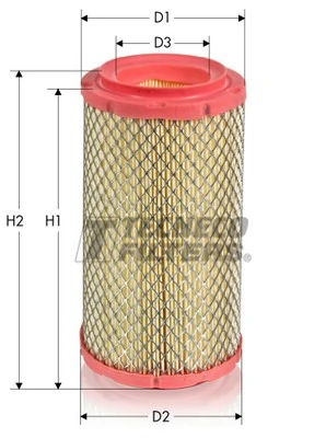 El filtro de aire Mitsubishi Colt II hatchback (C1A) (1984 - 1988) precio, desde 7,01 EUR