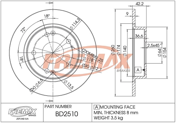 BD2510 Fremax