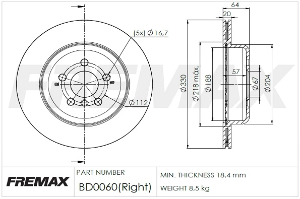 Comprar Disco de freno trasero BMW 3  G21, G81