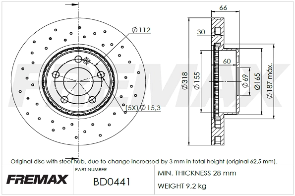 0986479G34 Bosch Discos