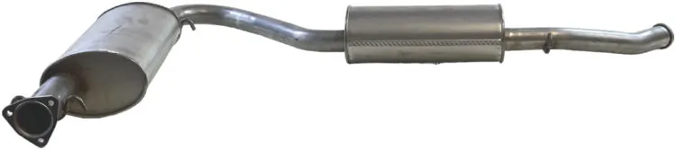 283023 Bosal Silenciador central y trasero