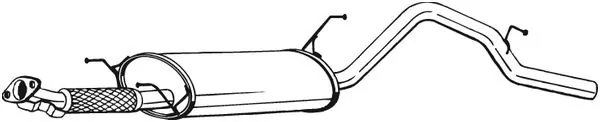 Silencioso trasero Daihatsu Terios (1997-2005)