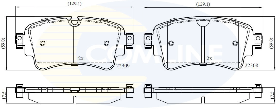 Pastillas freno traseras Audi A5  (2016-2026)