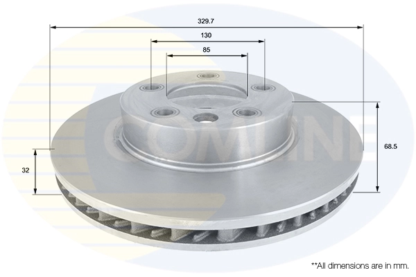 Comprar Disco de freno delantero Volkswagen Touareg II 7P5, 7P6 a bajo precio