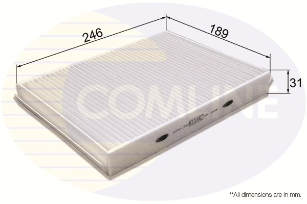 Filtro de habitáculo para Mercedes ML/GLE W166