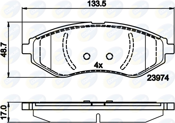 Pastillas de freno para Chevrolet Aveo T250, T255