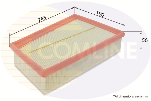 Filtro de aire de motor Renault Fluence  (2010-2026)