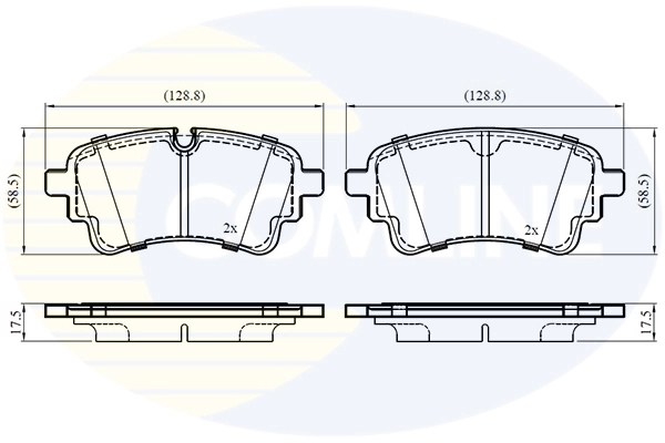 Pastillas traseras Audi A4 (8WH, 8WJ)
