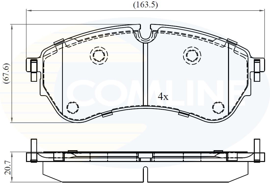 Pastillas de freno delanteras para Volkswagen Crafter  (SYI, SYJ)