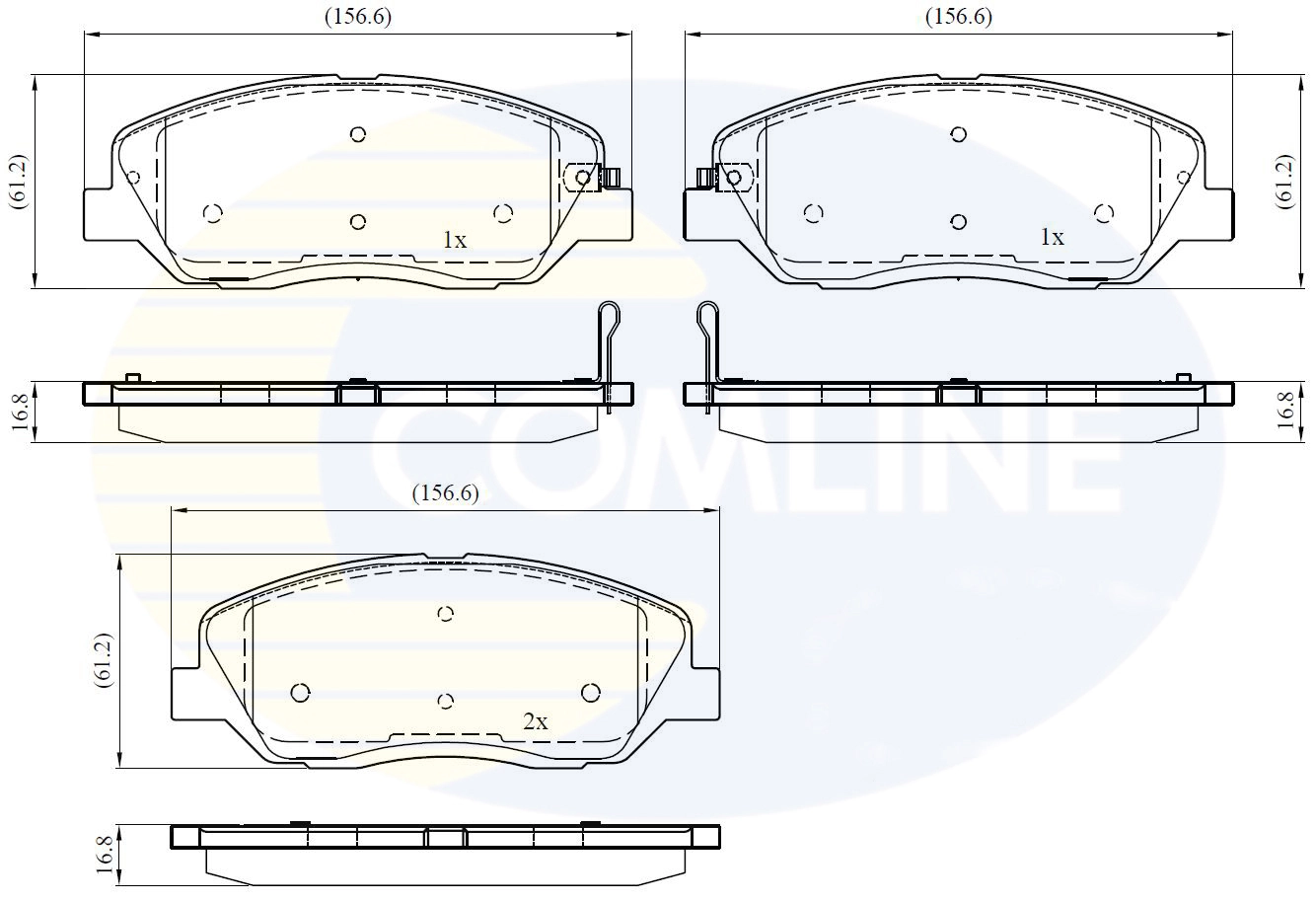 Pastillas de freno delanteras para KIA Sorento  (XM)