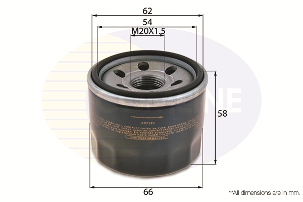 Filtro aceite Smart FORTWO  (2007-2026)