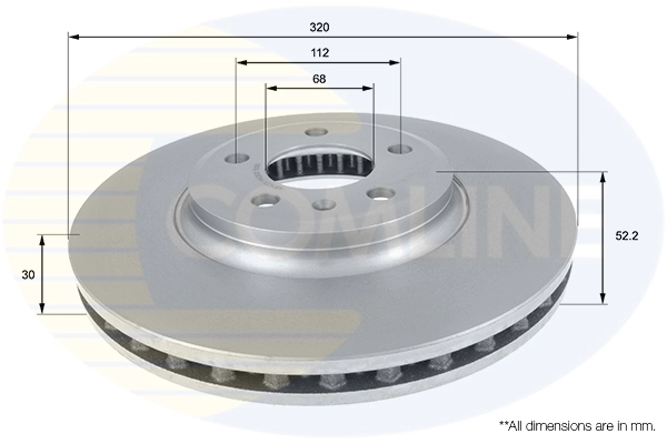 Disco de freno Audi A4  (8K5)
