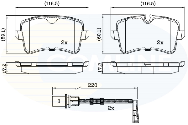 Pastillas freno traseras Audi A8  (2009-2013)