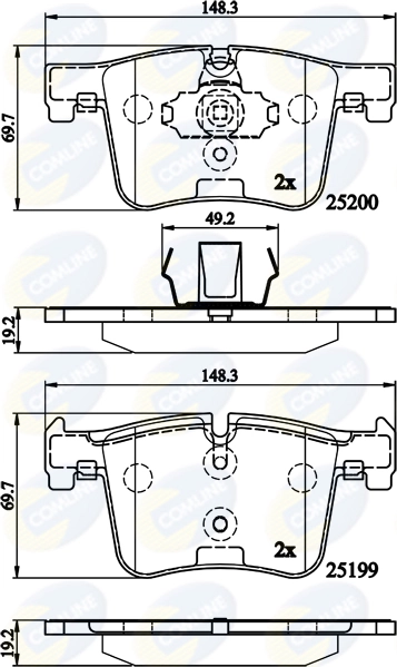 Pastillas delanteras BMW 2 (2014-2021)