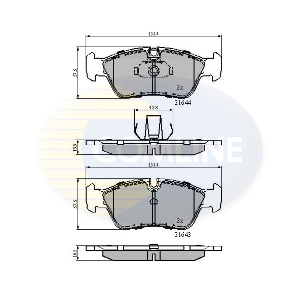 Pastillas de freno delanteras para BMW 3  (E36)
