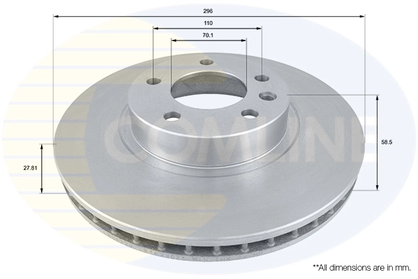 Comprar Disco de freno delantero Opel Omega  25, 26, 27 a bajo precio