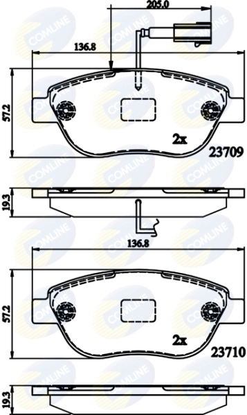 Pastillas de freno Fiat Doblo I (223)