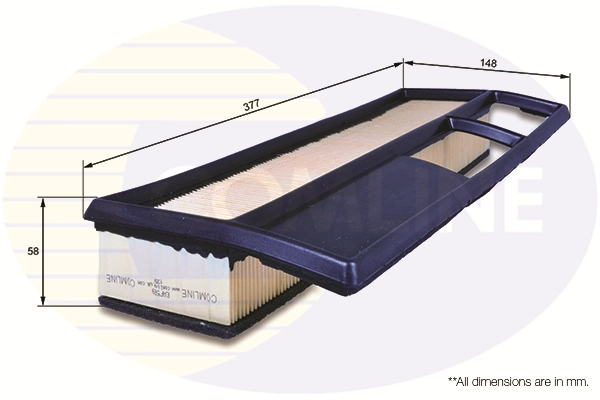 Filtro de aire de motor Fiat Panda II (2003-2013)