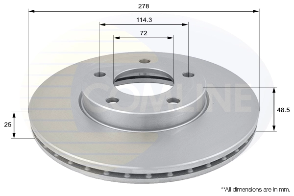 Disco de freno Mazda 5 I (CR)