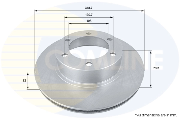 Disco de freno para Toyota Land Cruiser J8