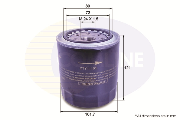 Filtro de aceite motor para Toyota Hiace II (H5)
