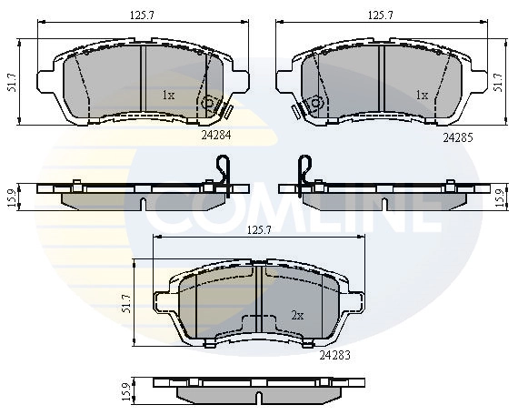 Pastillas freno delanteras Mazda 2  desde 29,73 €