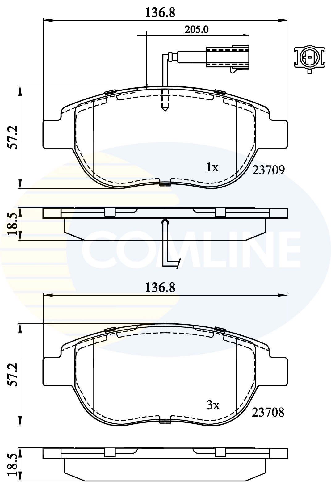 Pastillas de freno para Peugeot 307 3B
