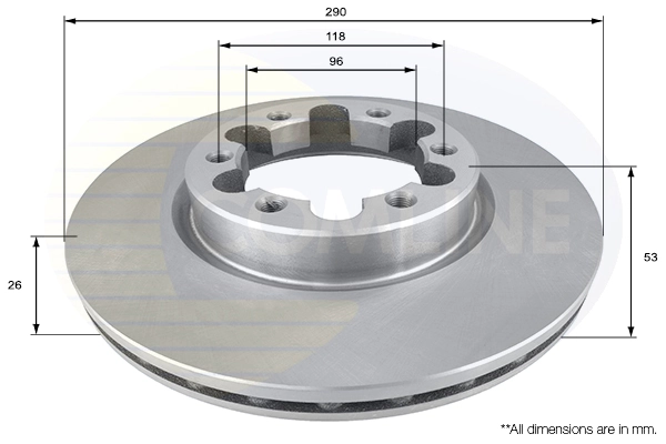 Comprar Disco de freno delantero Nissan Cabstar  F24M a bajo precio