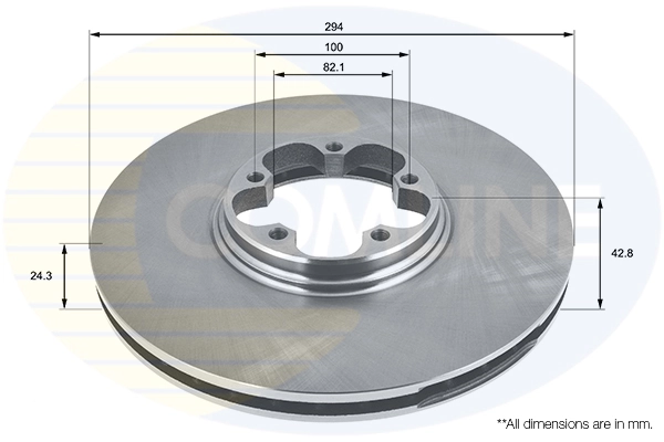 Disco de freno para Ford Transit V184/5