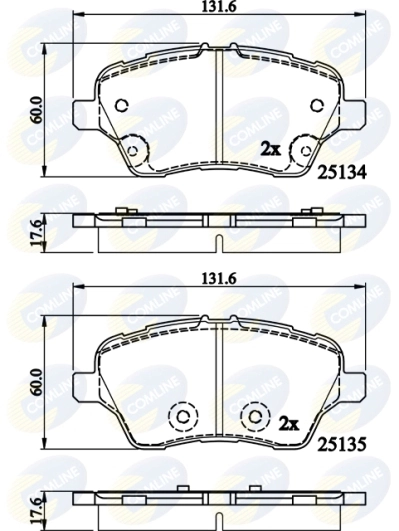 Precio del repuesto Pastillas de freno delanteras Fiesta VI hatchback