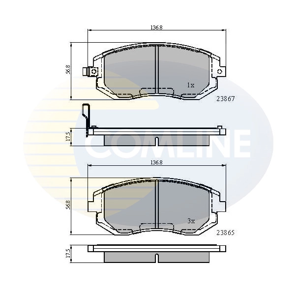 Pastillas freno delanteras Subaru XV I desde 36,17 €
