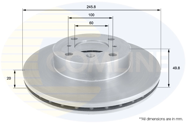 Comprar Disco de freno delantero Suzuki Baleno  EG a bajo precio