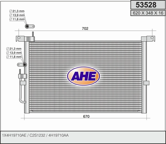 Condensador aire acondicionado Jaguar X-type CF1