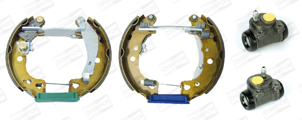 Kit de zapatas de frenos de tambor, con cilindros, completo Peugeot 106 II (1)