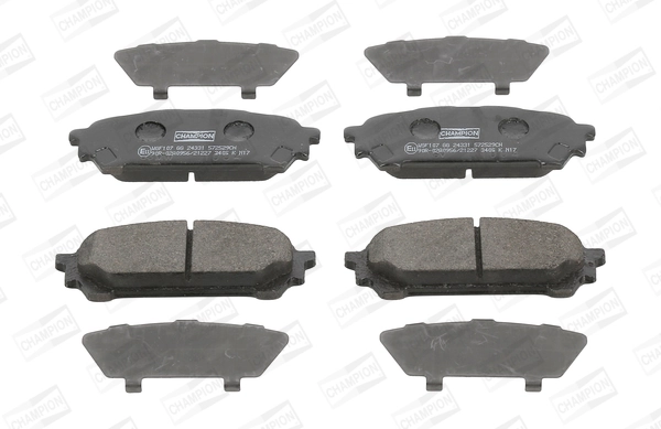 Pastillas de freno traseras 181737 Recoficial