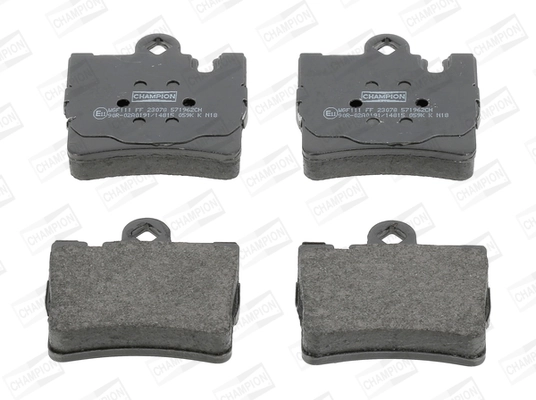 Pastillas de freno traseras MKD848 Friction Master
