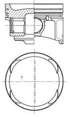 41729600 Kolbenschmidt Pistón para cilindro
