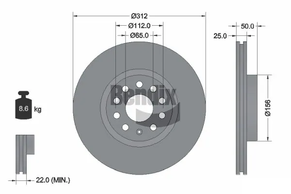 BDS1013HC Jurid/Bendix
