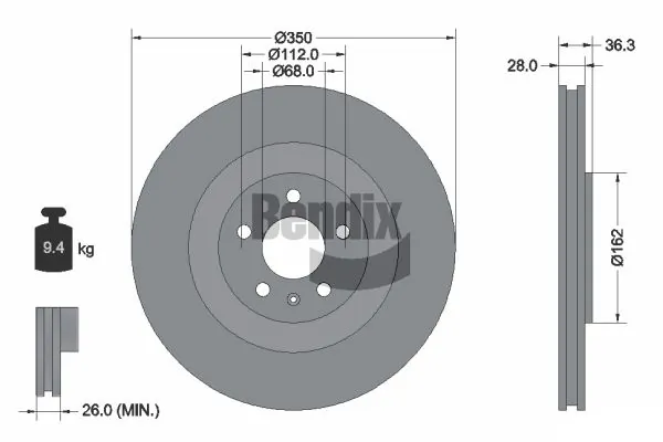 BDS1516HC Jurid/Bendix