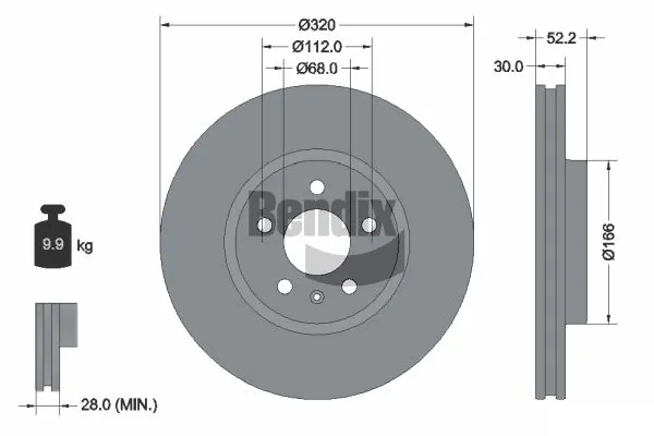 BDS1228HC Jurid/Bendix