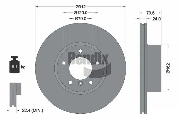BDS1084HC Jurid/Bendix
