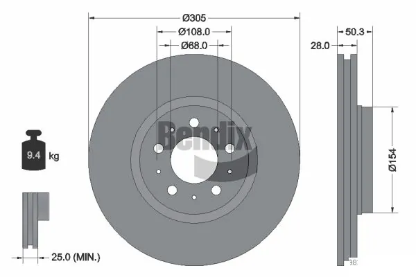 BDS1332 Jurid/Bendix