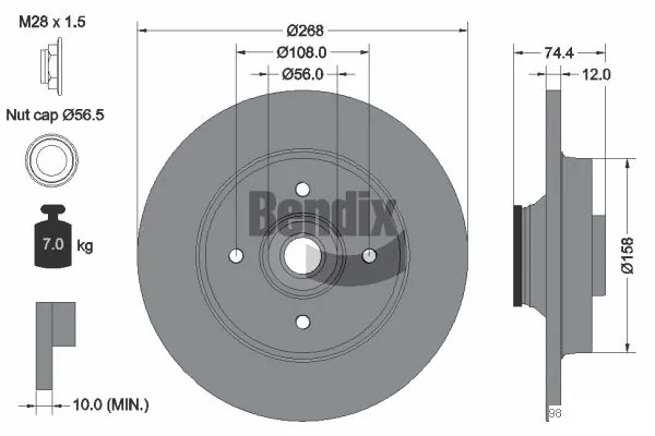 BDS1058 Jurid/Bendix