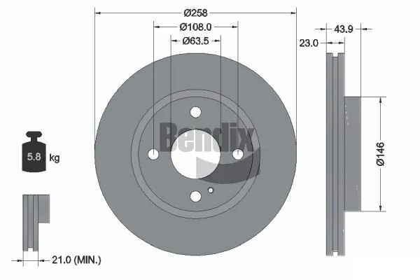 Discos Ford Ka  (2016-2026)