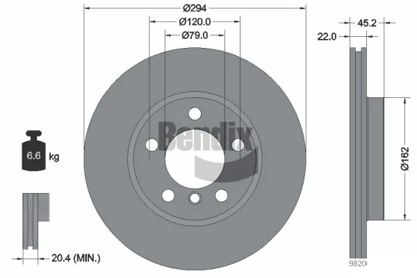 BDS1274HC Jurid/Bendix