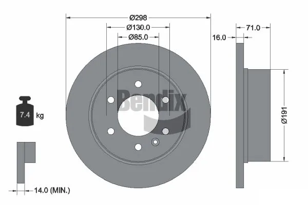 BDS1075 Jurid/Bendix