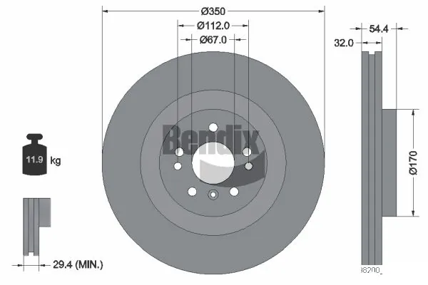 BDS1539HC Jurid/Bendix