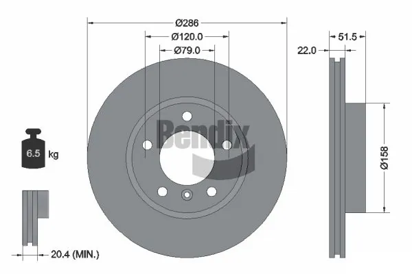 BDS1141HC Jurid/Bendix