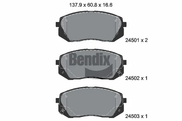 Pastillas de freno delanteras Tucson III SUV (2015-2023) original desde 38,68 €
